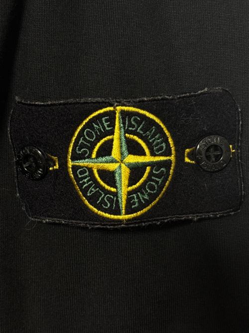 STONE ISLAND（ストーンアイランド）STONE ISLAND (ストーンアイランド) ロゴワッペンロングカットソー ブラック サイズ:Mの古着・服飾アイテム