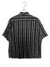 Supreme (シュプリーム) Old English Stripe Silk S/S Shi0rt ( オールド イングリッシュ ストライプ シルク ショートスリーブ シャツ ) ブラック×ホワイト サイズ:M：28000円