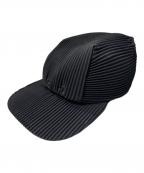 HOMME PLISSE ISSEY MIYAKEオム プリッセ イッセイ ミヤケ）の古着「PLEATS CAP」｜ブラック