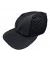HOMME PLISSE ISSEY MIYAKE（オム プリッセ イッセイ ミヤケ）の古着「PLEATS CAP」｜ブラック