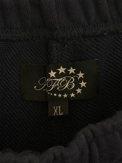 AFB（エーエフビー）AFB (エーエフビー) STUDDED BAGGY SWEAT PANTS ネイビー サイズ:XLの古着・服飾アイテム