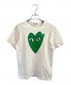 PLAY COMME des GARCONSプレイコムデギャルソン）の古着「カットソー」｜ホワイト