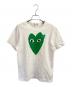 PLAY COMME des GARCONS（プレイコムデギャルソン）の古着「カットソー」｜ホワイト