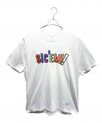 SUPREME×WTAPSシュプリーム×ダブルタップス）の古着「Sic'em! Tee」｜ホワイト