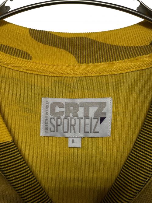 Corteiz（コーテイズ）CORTEIZ (コーテイズ) JPN RAGLAN JERSEY TEE イエロー×ブラック サイズ:L 未使用品の古着・服飾アイテム