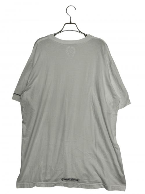 CHROME HEARTS（クロムハーツ）CHROME HEARTS (クロムハーツ) Neck Logo S/S T-Shirt ホワイト サイズ:XXLの古着・服飾アイテム