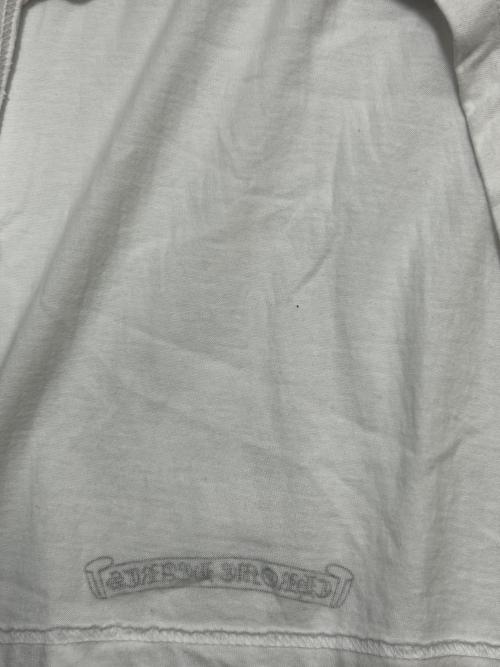 CHROME HEARTS（クロムハーツ）CHROME HEARTS (クロムハーツ) Neck Logo S/S T-Shirt ホワイト サイズ:XXLの古着・服飾アイテム