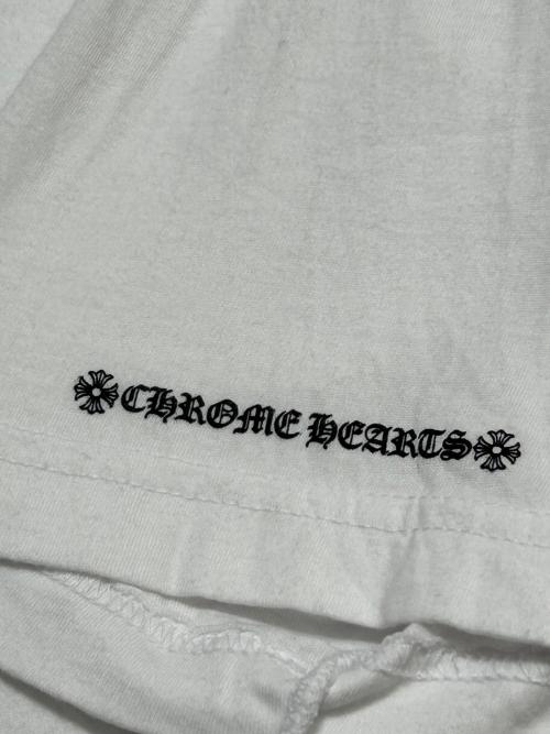 CHROME HEARTS（クロムハーツ）CHROME HEARTS (クロムハーツ) Neck Logo S/S T-Shirt ホワイト サイズ:XXLの古着・服飾アイテム
