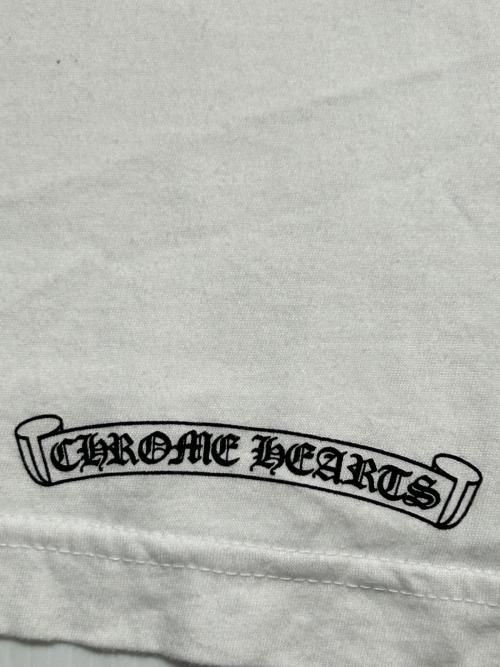 CHROME HEARTS（クロムハーツ）CHROME HEARTS (クロムハーツ) Neck Logo S/S T-Shirt ホワイト サイズ:XXLの古着・服飾アイテム