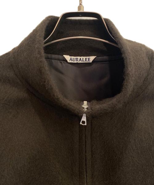 AURALEE（オーラリー）AURALEE (オーラリー) BABY CAMEL FLANNEL ZIP BLOUSON ブラウン サイズ:5の古着・服飾アイテム