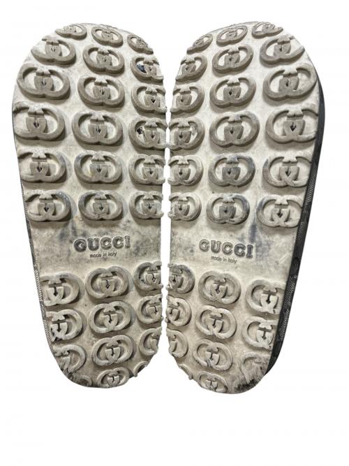 GUCCI（グッチ）GUCCI (グッチ) インターロッキングG スライド カーキ サイズ:11の古着・服飾アイテム