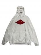 SAINT MICHAEL×JORDAN BRANDセントマイケル×ジョーダン ブランド）の古着「26SS MJ SM FLC HOODIE」｜ホワイト