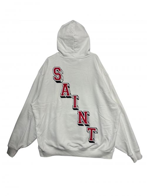 SAINT MICHAEL（セントマイケル）SAINT MICHAEL (セントマイケル) JORDAN BRAND (ジョーダン ブランド) 26SS MJ SM FLC HOODIE ホワイト サイズ:XLの古着・服飾アイテム