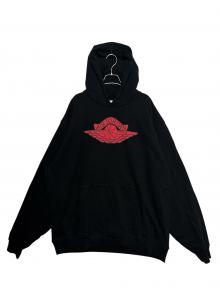 SAINT MICHAEL×JORDAN BRAND（セントマイケル×ジョーダン ブランド）の古着「26SS MJ SM FLC HOODIE」｜ブラック