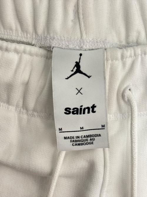 SAINT MICHAEL（セントマイケル）SAINT MICHAEL (セントマイケル) JORDAN BRAND (ジョーダン ブランド) MJ SM FLC PANT ホワイト サイズ:Mの古着・服飾アイテム