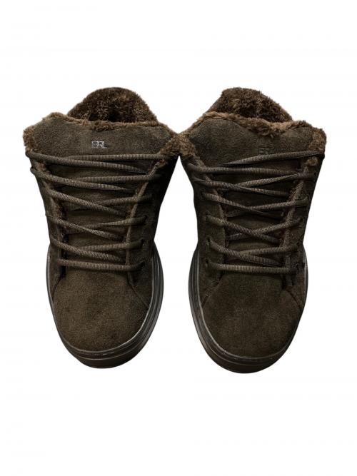 ERL（イーアールエル）ERL (イーアールエル) Suede Vamp Skate Sneaker ブラウン サイズ:11 未使用品の古着・服飾アイテム