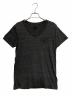 CHROME HEARTS (クロムハーツ) American Flag Dagger V-neck Tee グレー サイズ:M：80000円