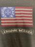 中古・古着 CHROME HEARTS (クロムハーツ) American Flag Dagger V-neck Tee グレー サイズ:M：80000円