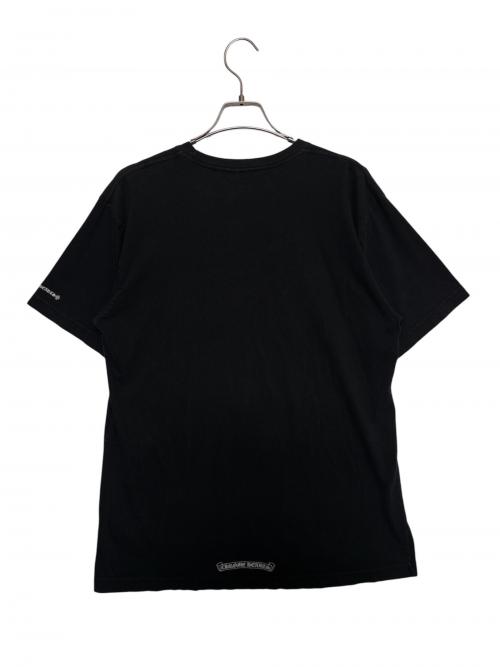 CHROME HEARTS（クロムハーツ）CHROME HEARTS (クロムハーツ) Neck Logo S/S Tee ブラック サイズ:Lの古着・服飾アイテム