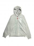SUPREMEシュプリーム）の古着「24FW S Logo Zip Up Hooded Sweatshirt ( エス ロゴ ジップアップ フーデッド スウェットシャツ )」｜グレー