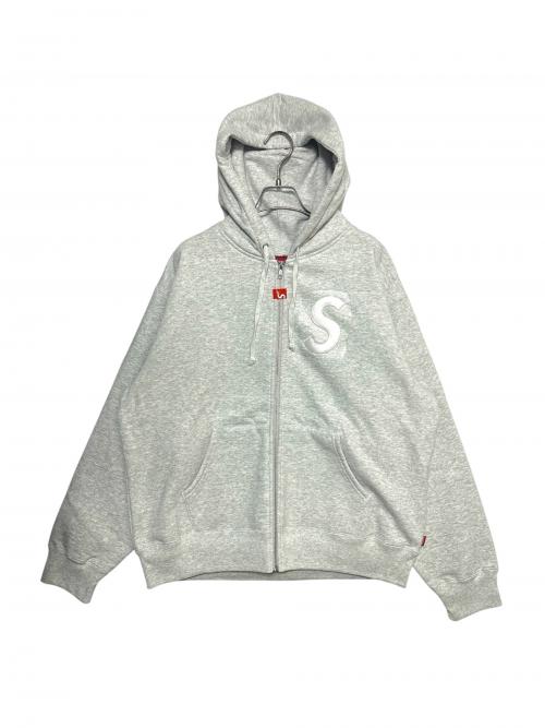 SUPREME（シュプリーム）SUPREME (シュプリーム) 24FW S Logo Zip Up Hooded Sweatshirt ( エス ロゴ ジップアップ フーデッド スウェットシャツ ) グレー サイズ:M 未使用品の古着・服飾アイテム