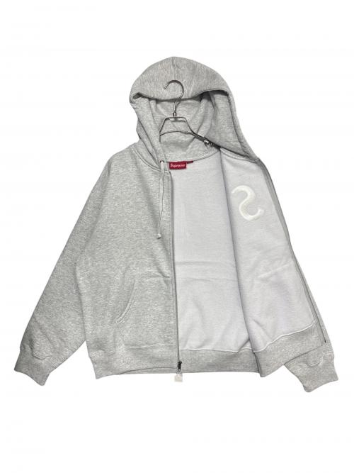 SUPREME（シュプリーム）SUPREME (シュプリーム) 24FW S Logo Zip Up Hooded Sweatshirt ( エス ロゴ ジップアップ フーデッド スウェットシャツ ) グレー サイズ:M 未使用品の古着・服飾アイテム
