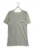 CHROME HEARTSクロムハーツ）の古着「Horseshoe Scroll Label Pocket T-Shirt」｜ホワイト
