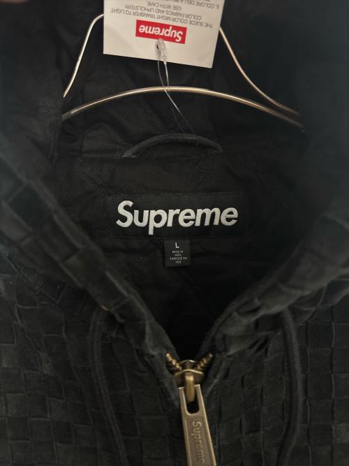 SUPREME（シュプリーム）Supreme (シュプリーム) 26FW Woven Suede Hooded Work Jacket ( ウーブン スエード フーデッド ワーク ジャケット ) ブラック サイズ:L 未使用品の古着・服飾アイテム
