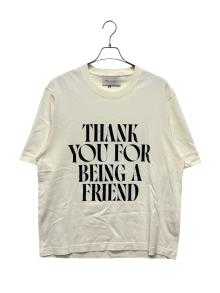 AMI Alexandre Mattiussi（アミアレクサンドルマテュッシ）の古着「コットン シグネチャー プリントTシャツ」｜ホワイト