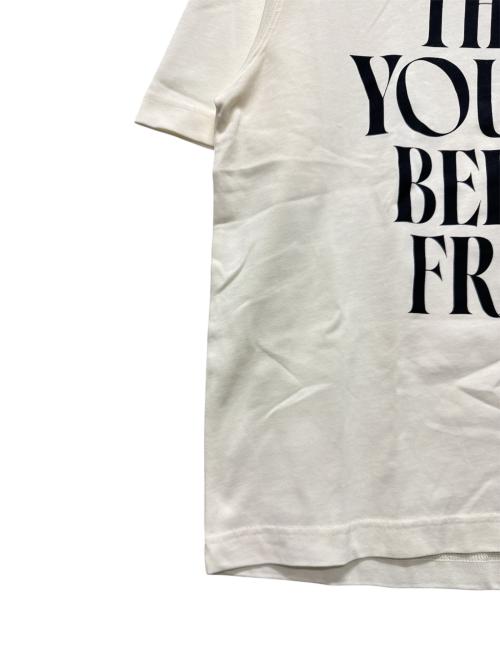 AMI Alexandre Mattiussi（アミアレクサンドルマテュッシ）AMI Alexandre Mattiussi (アミアレクサンドルマテュッシ) コットン シグネチャー プリントTシャツ ホワイト サイズ:Lの古着・服飾アイテム