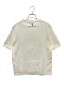 AMI Alexandre Mattiussi (アミアレクサンドルマテュッシ) コットン シグネチャー プリントTシャツ ホワイト サイズ:L：15000円