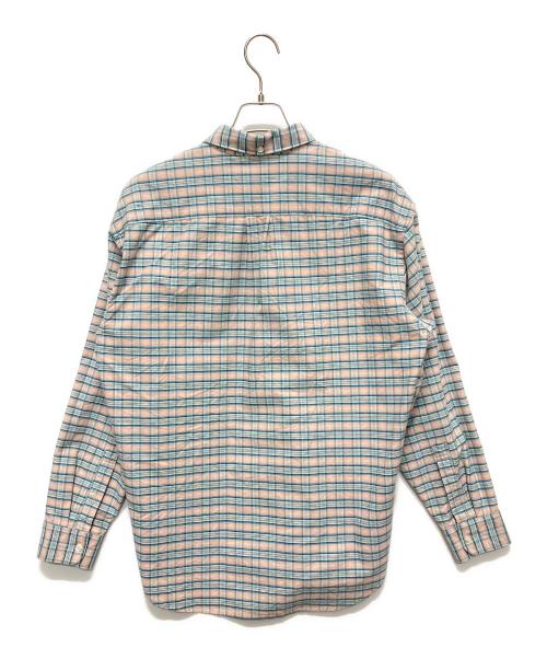 SUPREME（シュプリーム）SUPREME (シュプリーム) 25FW Loose Fit Flannel Oxford Shirt ピンク×ブルー サイズ:Sの古着・服飾アイテム