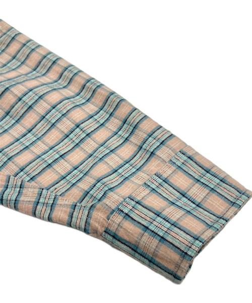 SUPREME（シュプリーム）SUPREME (シュプリーム) 25FW Loose Fit Flannel Oxford Shirt ピンク×ブルー サイズ:Sの古着・服飾アイテム