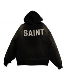 SAINT MICHAEL×BerBerJin（セントマイケル×ベンベルジン）の古着「BB_DBL FACE HOODIE/SAINT/BLACK」｜グレー