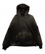 SAINT MICHAEL×BerBerJinセントマイケル×ベルベルジン）の古着「BB_DBL FACE HOODIE/SAINT/BLACK」｜グレー