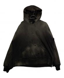 SAINT MICHAEL×BerBerJin（セントマイケル×ベルベルジン）の古着「BB_DBL FACE HOODIE/SAINT/BLACK」｜グレー