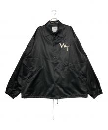 WTAPS（ダブルタップス）の古着「CHIEF/JACKET/CTRY.SATIN. LEAGUE」｜ブラック
