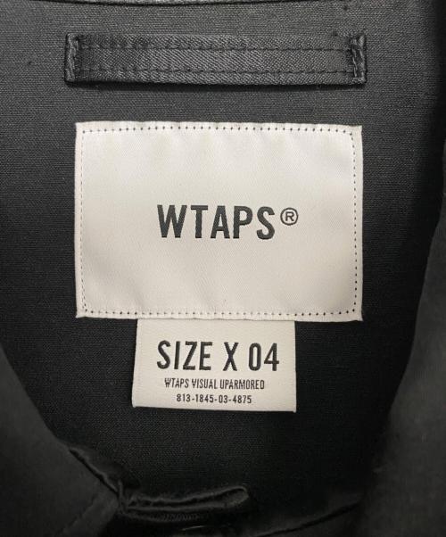 WTAPS（ダブルタップス）WTAPS (ダブルタップス) CHIEF/JACKET/CTRY.SATIN. LEAGUE ブラック サイズ:4の古着・服飾アイテム