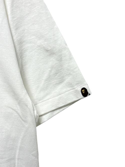 A BATHING APE（アベイシングエイプ）A BATHING APE (アベイシングエイプ) BAPE CARD BIG APE HEAD TEE ホワイト サイズ:XLの古着・服飾アイテム