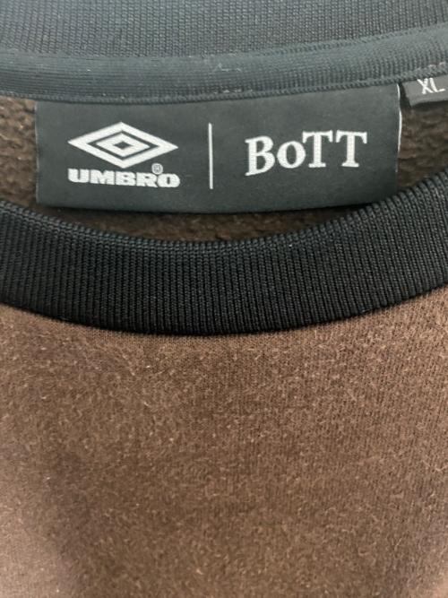 BoTT（ボット）BoTT (ボット) UMBRO (アンブロ) スウェット ブラウン サイズ:XLの古着・服飾アイテム