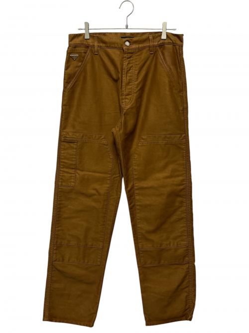 PRADA（プラダ）PRADA (プラダ) ダメージ加工Moleskin Pants ブラウン サイズ:31の古着・服飾アイテム