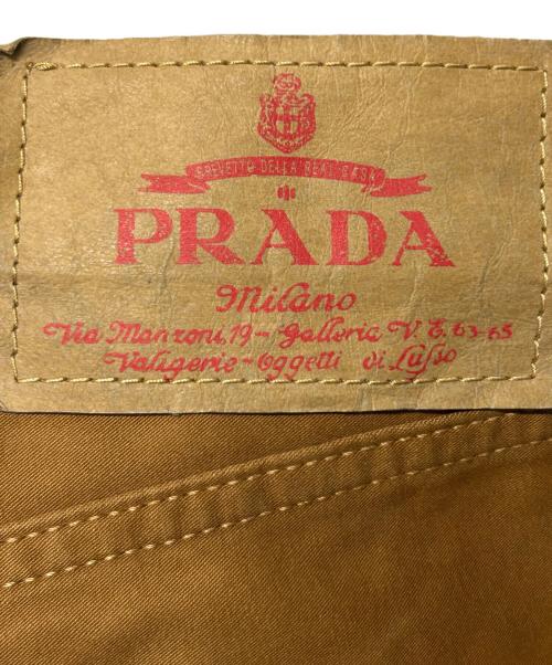 PRADA（プラダ）PRADA (プラダ) ダメージ加工Moleskin Pants ブラウン サイズ:31の古着・服飾アイテム