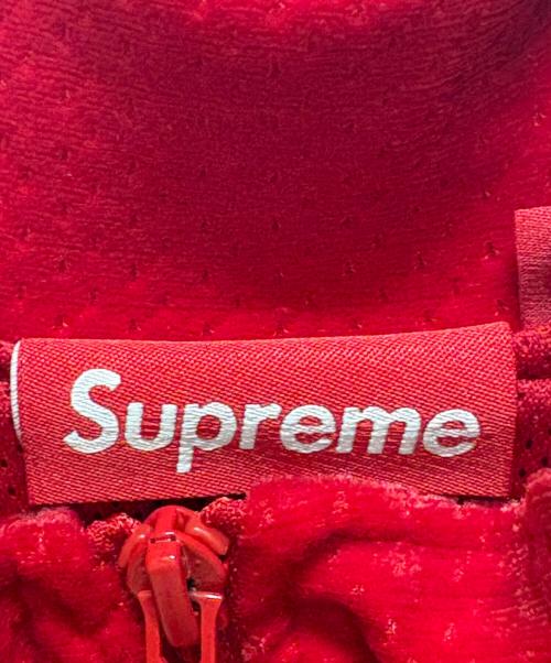 SUPREME（シュプリーム）SUPREME (シュプリーム) 26SS Velour Mesh Track Jacket ( ベロアメッシュ トラックジャケット ) レッド サイズ:Lの古着・服飾アイテム