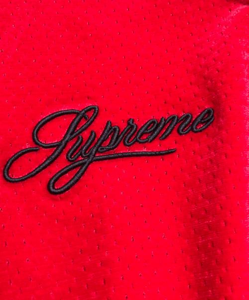 SUPREME（シュプリーム）SUPREME (シュプリーム) 26SS Velour Mesh Track Jacket ( ベロアメッシュ トラックジャケット ) レッド サイズ:Lの古着・服飾アイテム