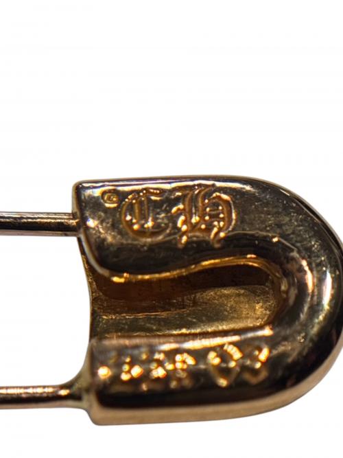 CHROME HEARTS（クロムハーツ）CHROME HEARTS (クロムハーツ) 22K SAFETY PIN CH PLUS ゴールド サイズ:-の古着・服飾アイテム