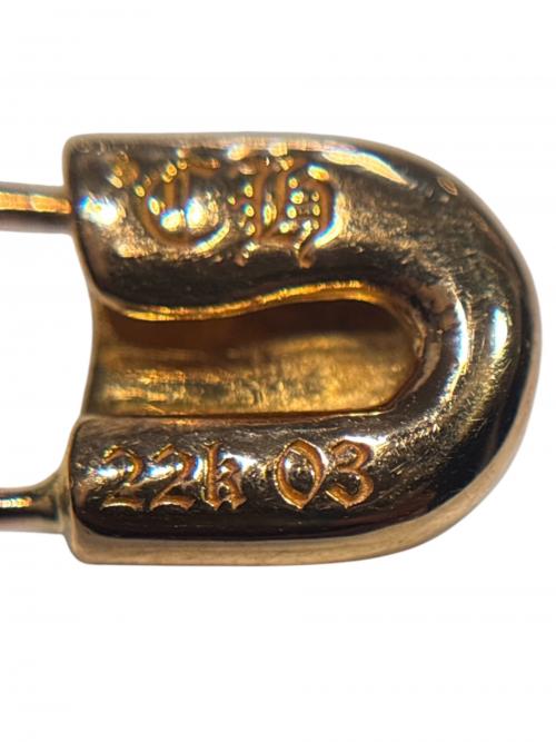 CHROME HEARTS（クロムハーツ）CHROME HEARTS (クロムハーツ) 22K SAFETY PIN CH PLUS ゴールド サイズ:-の古着・服飾アイテム