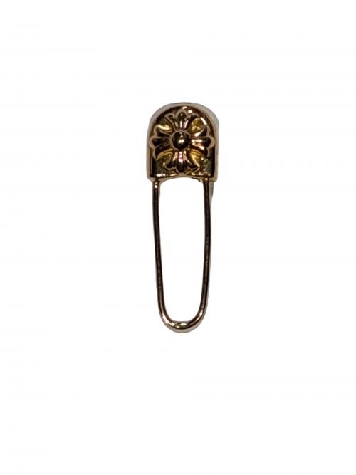 CHROME HEARTS（クロムハーツ）CHROME HEARTS (クロムハーツ) 22K SAFETY PIN CH PLUS ゴールド サイズ:-の古着・服飾アイテム