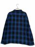 HIDE AND SEEK (ハイドアンドシーク) Ombre Check L/S Shirt ブルー サイズ:L：20000円
