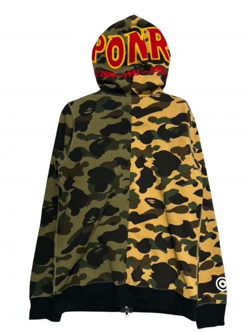 A BATHING APE（アベイシングエイプ）A BATHING APE (アベイシングエイプ) SHARK HOODIE ITEMS オリーブ サイズ:Sの古着・服飾アイテム