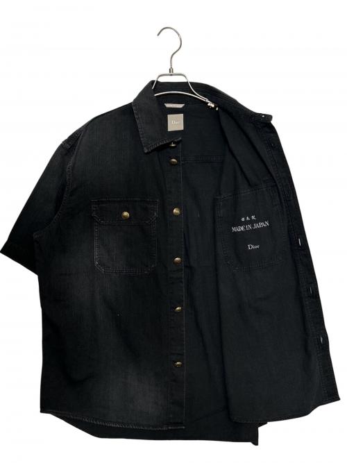 Dior（ディオール）DIOR (ディオール) Médaillon ショートスリーブシャツ ブラック サイズ:Lの古着・服飾アイテム